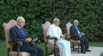 Papa Francesco, Shimon Peres, Abu Mazen, uomini in cerca di pace