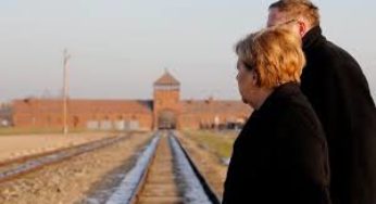 La visita di Angela Merkel ad Auschwitz